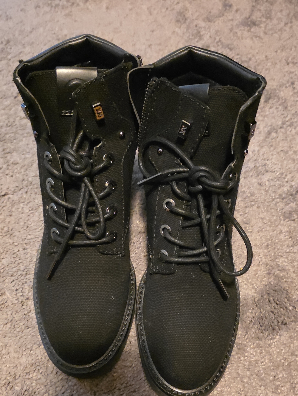 Michael Kors Black Lace-Up Women's Boots